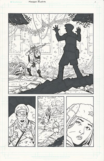 Mother Russia (The Sniper, page 1) by Steve Willhite