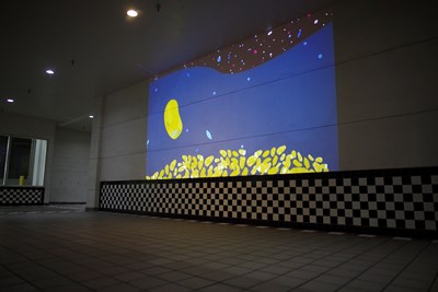 New Media Projection by Ryan Donahue