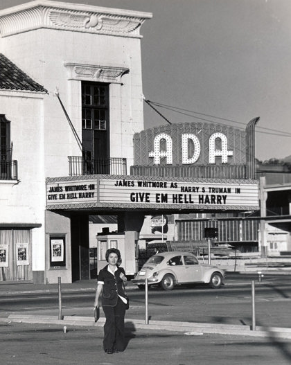 MS031 B01 F05 009 Corki Walking In Front Of Ada Theatre