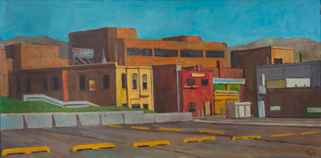 Skyline Looking Northeast (1980) by John Taye